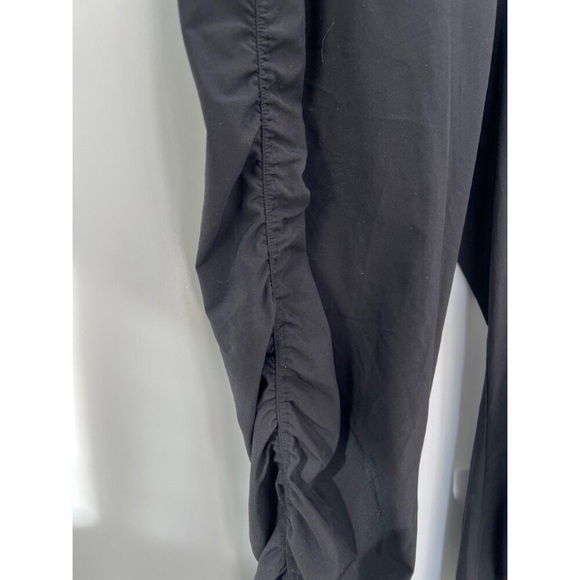 $99 ATHLETA Black ATTITUDE Pants Ruched Joggers Leggings Sz 12 - Picture 9 of 10